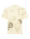Jw Anderson Printed T-shirt In Yellow