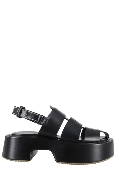 Jw Anderson Cage Design Black Platform Sandal