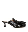 Jw Anderson Tassel-detail Leather Mules In Black