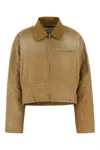 Jw Anderson Camel Cotton Padded Jacket