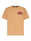Jw Anderson Lace-inspired Graphic Print T-shirt In Beige