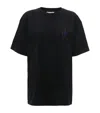 Jw Anderson J.w. Anderson Women's Blue Cotton T-shirt In Black