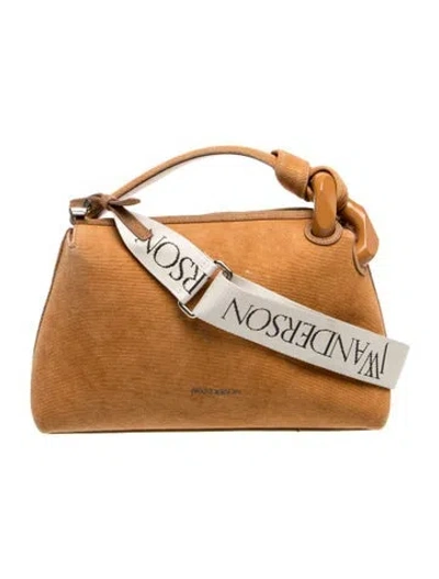 Pre-owned Jw Anderson Canvas Crossbody Bag In Brown