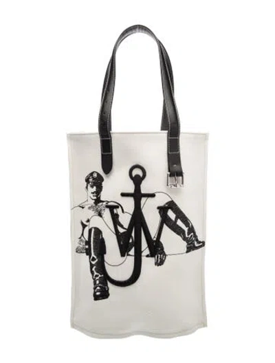 Pre-owned Jw Anderson Canvas Tom Of Finland Tote In Neutral