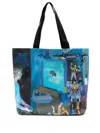 JW ANDERSON COMPUTER-PRINT TOTE BAG