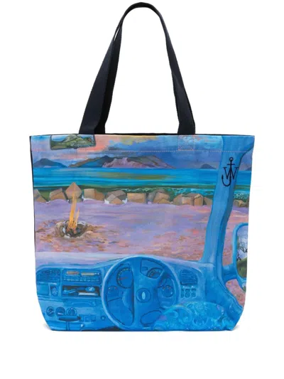 JW ANDERSON CANVAS TOTE BAG