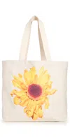 Jw Anderson Sunflower Tote Bag In Natural