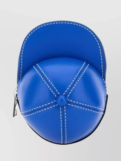 Jw Anderson Mini Cap Bag - Leather Crossbody Bag In Blue