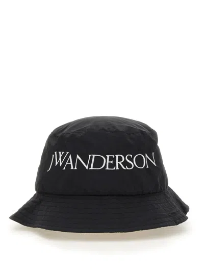 Jw Anderson Uma Wang Cappello Bucket In Black