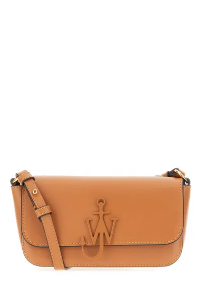 Jw Anderson Caramel Leather Crossbody Bag In 623