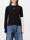 JW ANDERSON SWEATER JW ANDERSON WOMAN COLOR WHITE,F60814001