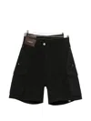 Jw Anderson Black Solid Shorts In Black