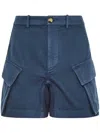 Jw Anderson Cargo Twill Shorts In Blue