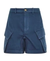 Jw Anderson Cargo Twill Shorts In Blue