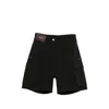 Jw Anderson Black Solid Shorts In Black