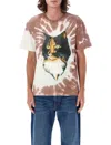 Jw Anderson Tie-dye Organic Cotton T-shirt In Neutral