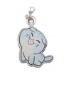 Jw Anderson Cat Leather Keyring In Multicolor