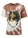 JW ANDERSON JW ANDERSON CAT PRINTED TIED