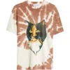Jw Anderson Printed T-shirt In Tobacco