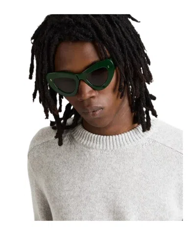 Jw Anderson Cat-eye Tinted Sunglasses In Orange