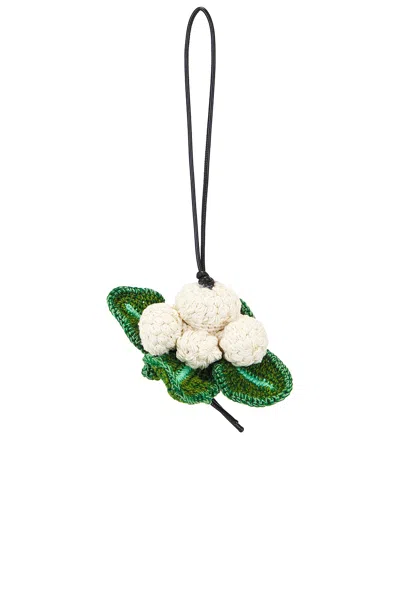 Jw Anderson Cauliflower Charm In White