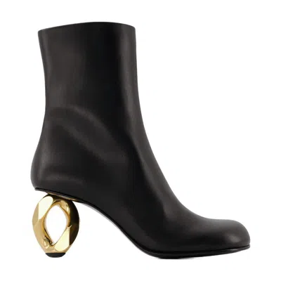 JW ANDERSON JW ANDERSON CHAIN ANKLE BOOTS