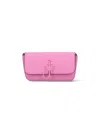 Jw Anderson Pink Leather Anchor Chain Shoulder Bag In Pink