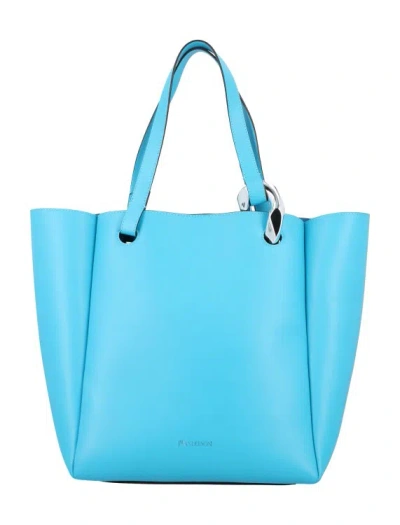 Jw Anderson Chain Cabs Tote Bag In Blue