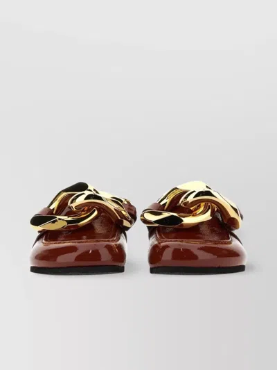 Jw Anderson Chain Detail Flat Sole Mules