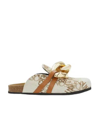 JW ANDERSON JW ANDERSON CHAIN DETAILED SLIP-ON MULES