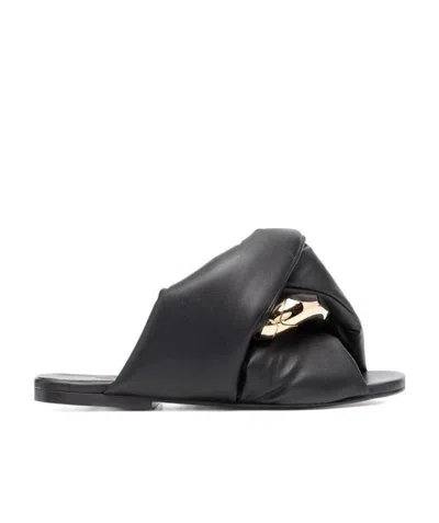 JW ANDERSON CHAIN FLAT SANDALS