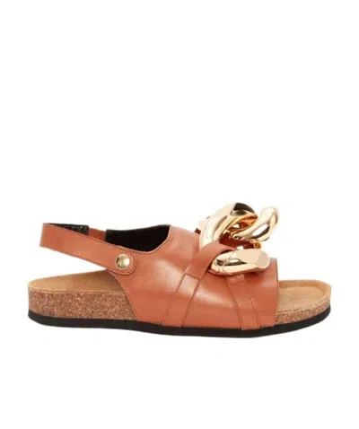 JW ANDERSON JW ANDERSON CHAIN-LINK OPEN TOE SANDALS