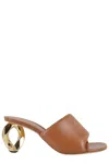 Jw Anderson J. W. Anderson Chain Heel Open Mule Gold Chain