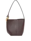 Jw Anderson Chain-link Bucket Bag In Brown