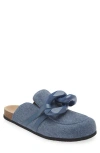 Jw Anderson J.w. Anderson Chain Loafer Slipper-mule In Denim Chain Dark Blue