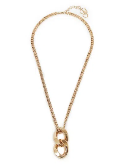 JW ANDERSON CHAIN-LINK PENDANT NECKLACE