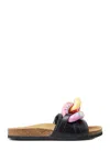 Jw Anderson Chain-embellished Tie-dye Leather Slides In 15100