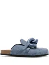 Jw Anderson Mules Mit Kettendetail In Blau