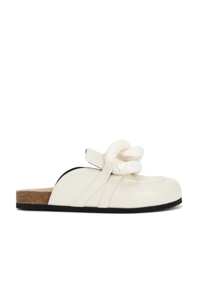 Jw Anderson Chain Loafer In Off White