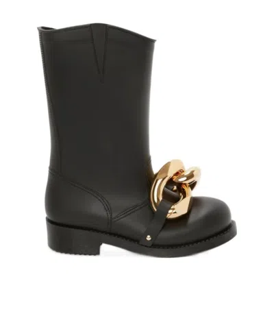 JW ANDERSON JW ANDERSON CHAIN DETAILED BOOTS