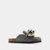 Jw Anderson Chain Mules - J.w. Anderson - Grey - Leather In Grey