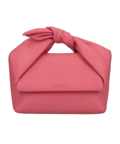 Jw Anderson Chain Shoulder Bag In Red