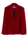 Jw Anderson Velvet Blazer In Red