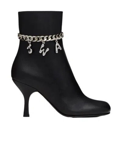 Jw Anderson Charm High-heeled Boots In Black