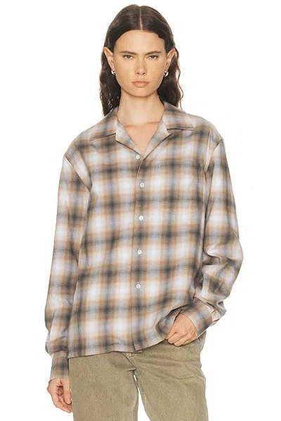 Jw Anderson Check Shirt In Multi