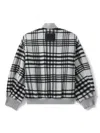 JW ANDERSON CHECKED ZIPPED BOMBER JACKET