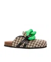 Jw Anderson Chain Suede Loafers In Multicolor