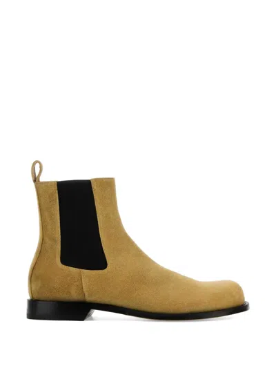 Jw Anderson Beige Solid Chelsea Boots In Multi