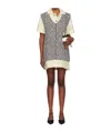 Jw Anderson Chevron-knit Top In Multicolor