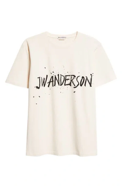 JW ANDERSON JW ANDERSON CIRCULAR LOGO GRAPHIC T-SHIRT